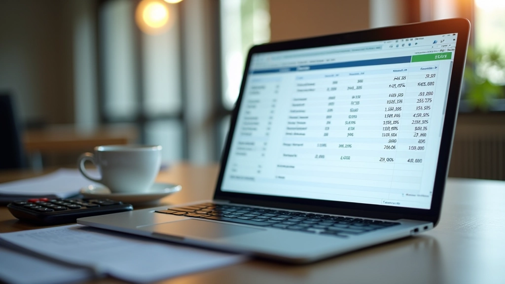 Close-up of mortgage calculation spreadsheet showing income, expenses, and affordability ratios